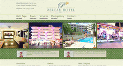 Desktop Screenshot of pekcanhotel.com