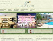 Tablet Screenshot of pekcanhotel.com